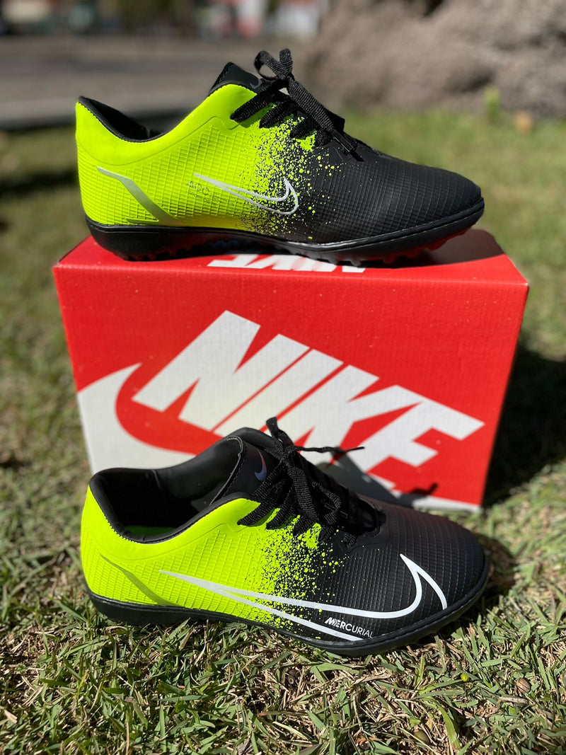 Chuteira Society Mercurial Masculino Nike Verde/Preto