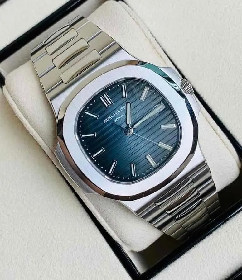 Relógio Patek Philippe Automático Mostrador Azul