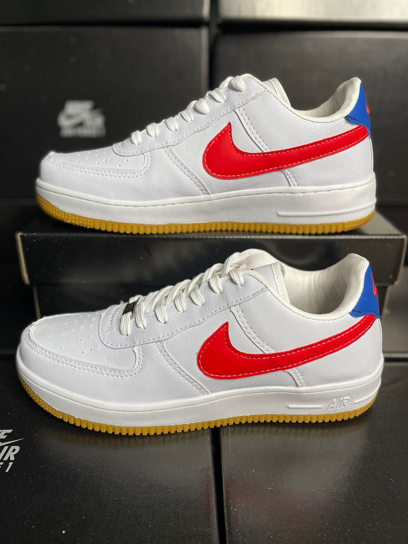 Tênis Air Force Masculino Nike Branco/ Vermelho