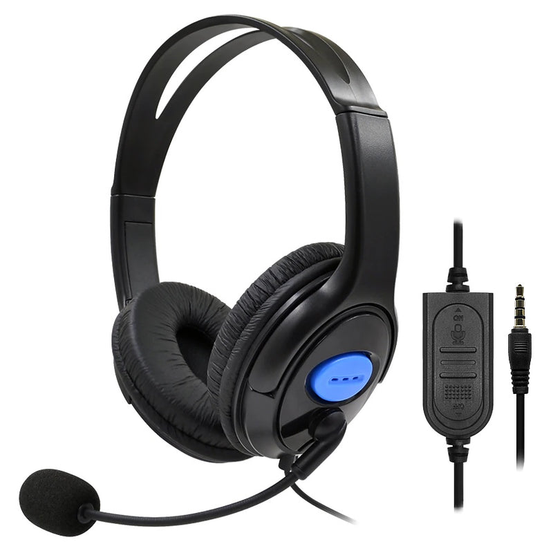 Fone Headset C/microfone Ps4 Playstation 4 Jogos Online Skyp